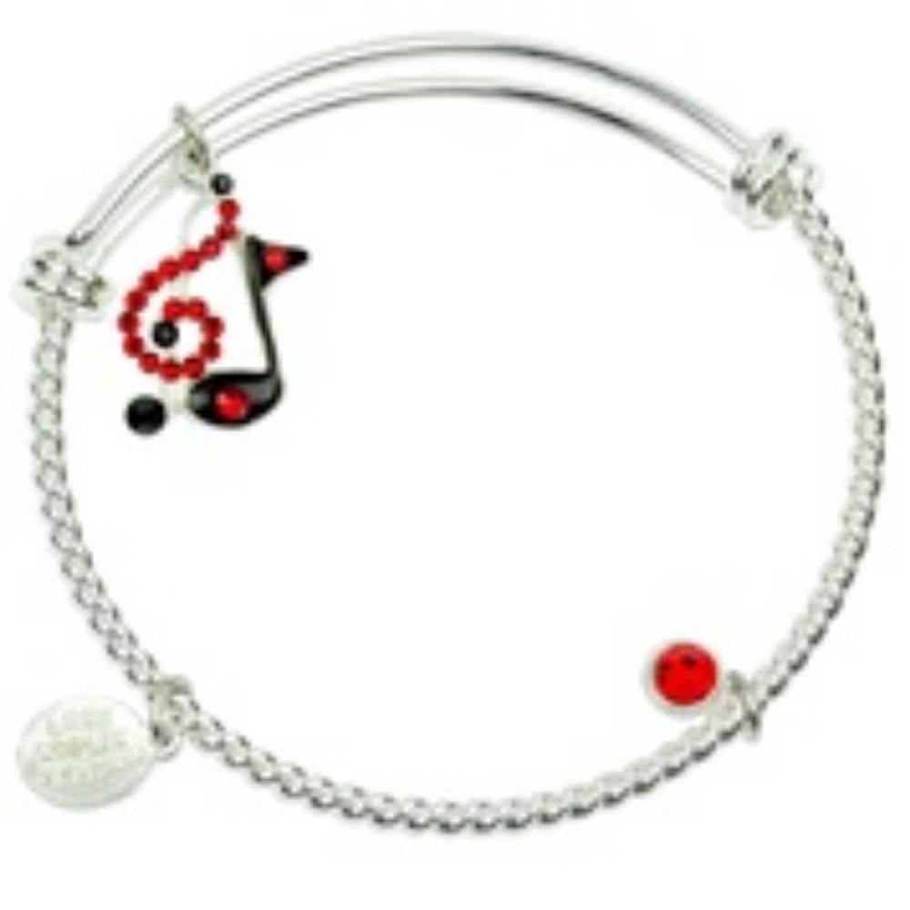 A Charming Music Bracelet- Ruby